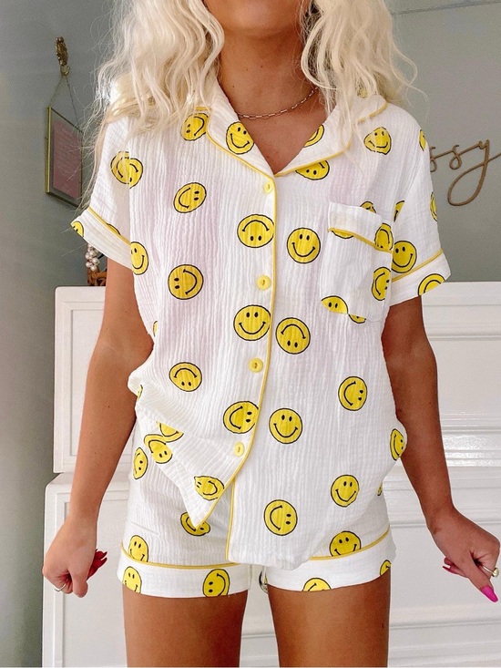 sassy shortcake Other - Sassy Shortcake Smiley Dreams Pajama Set 🍋😊 | Size Medium